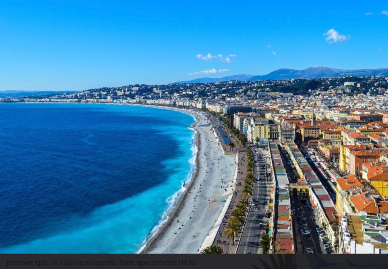 F2 Lumineux 8 Min A Pieds De La Plage Nice Exterior foto